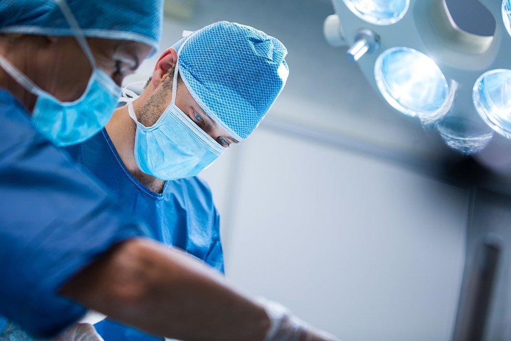 Doctor in operating room